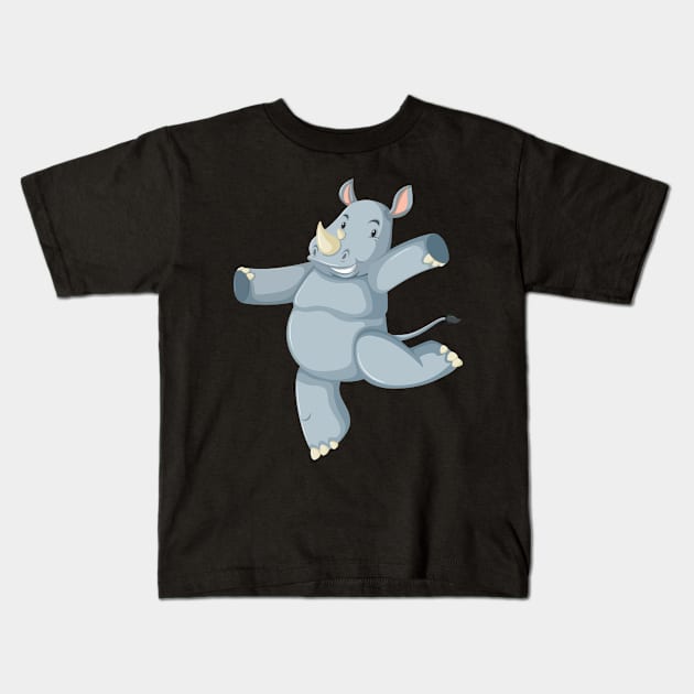 Rhinoceros Design - Gift for Rhinoceros Lovers Kids T-Shirt by giftideas